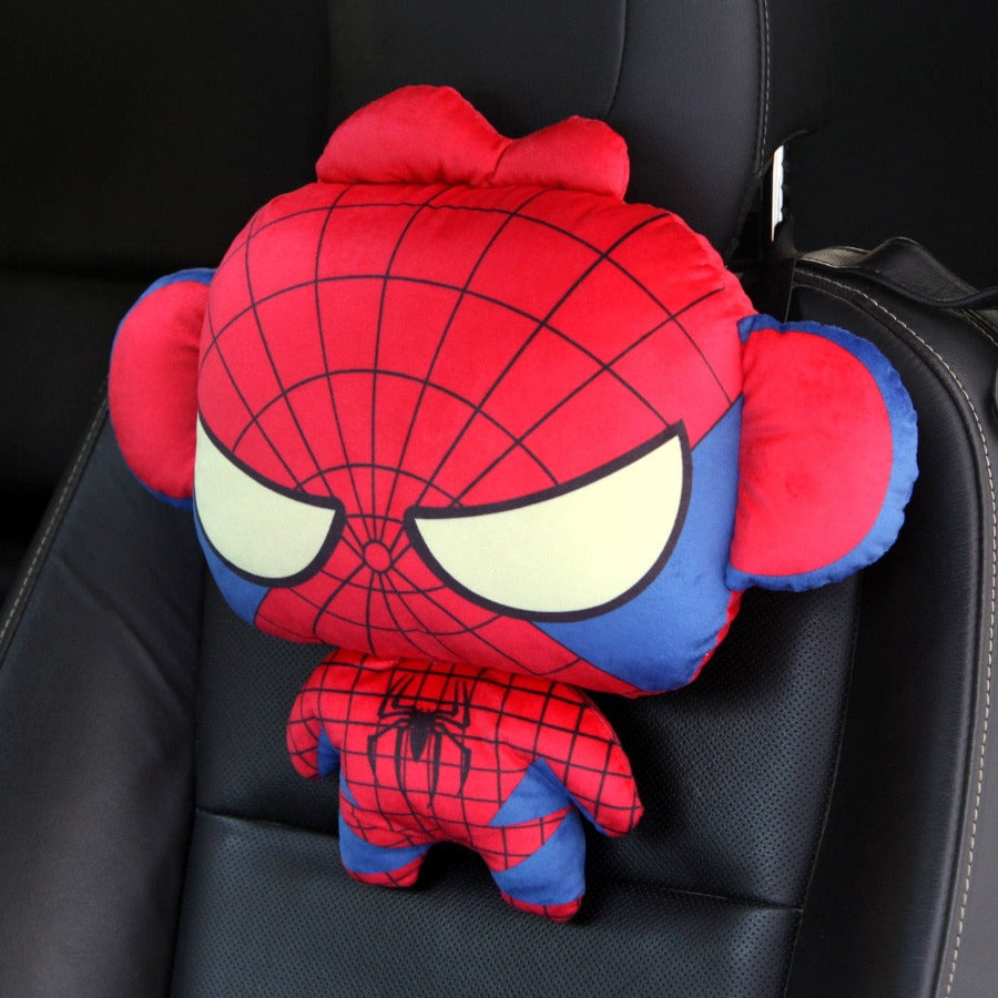 Car Headrest & Waist Support- Cute Cartoon Character Styling