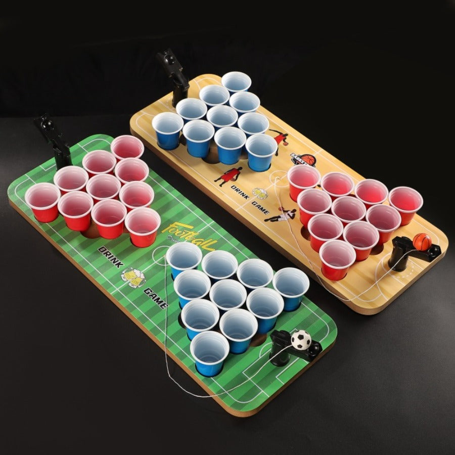 Party Game - Mini Double Bouncing Ball Board (Basketball/Soccer)
