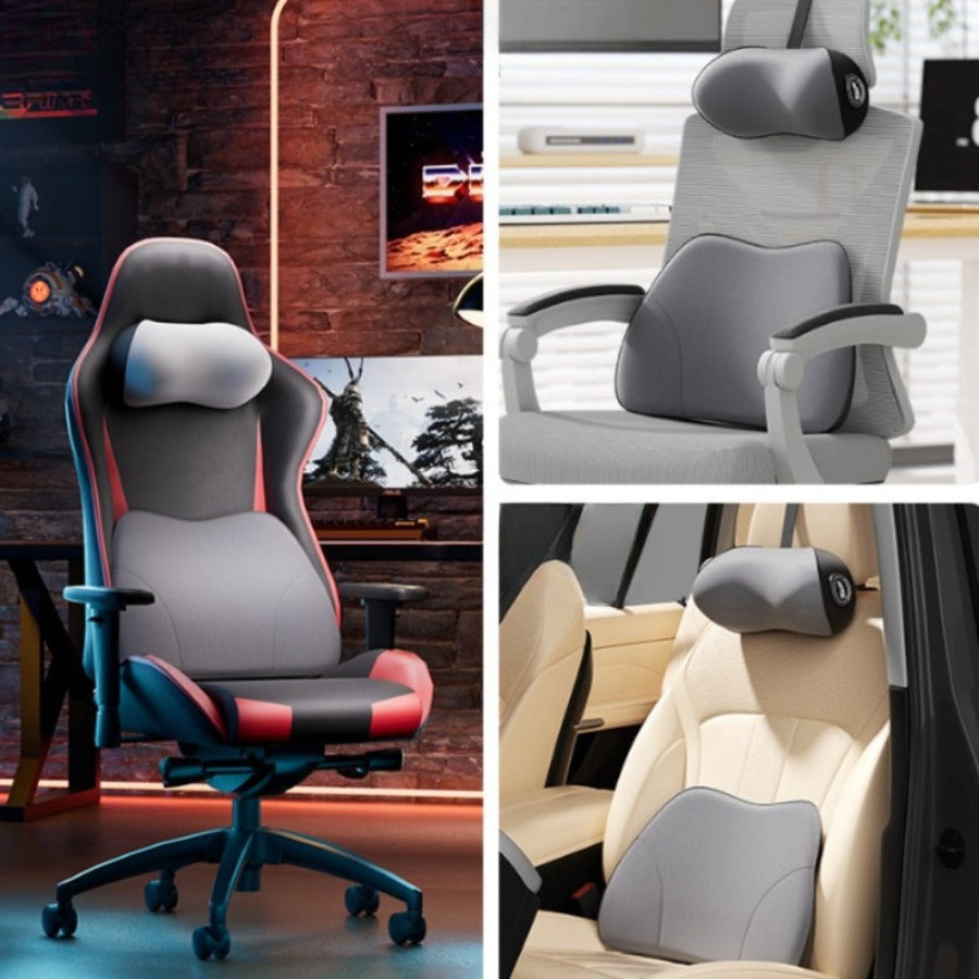 Gaming headrest-Lumbar and neck support set