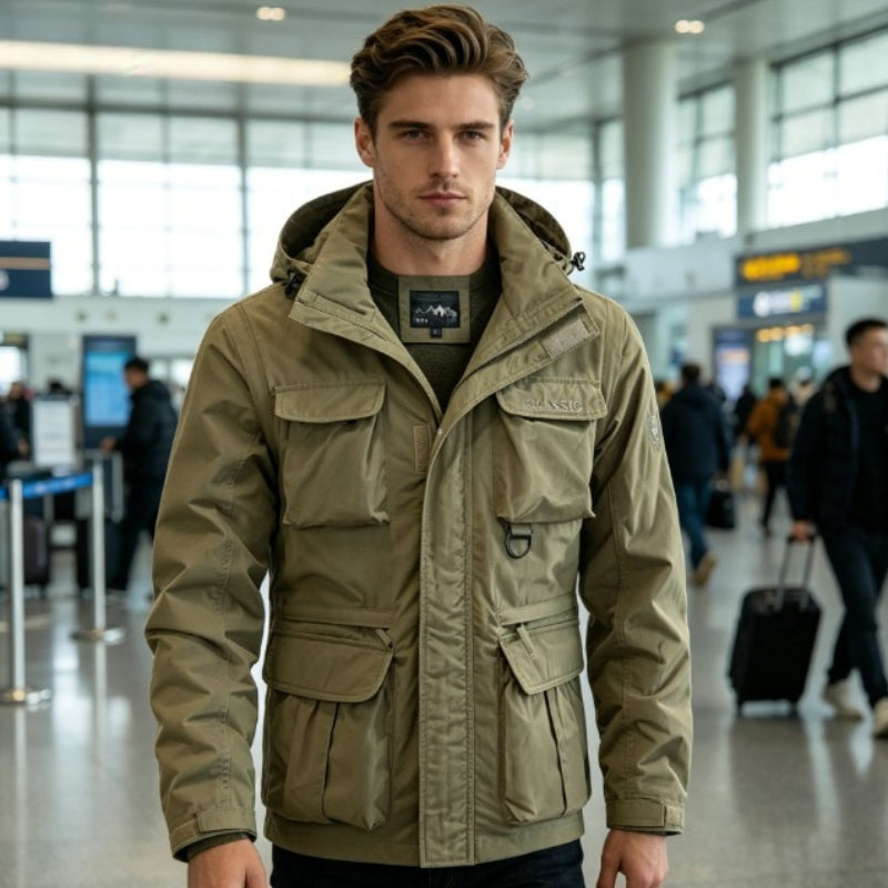 Windproof Tactical  Jacket - Khaki
