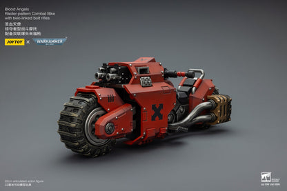 Raider-pattern Combat Bike with twin-linked bolt rifles-Warhammer 40k 1/18 Action Figure By JOYTOY
