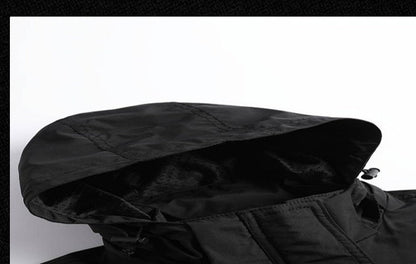 Windproof Tactical  Jacket - Black