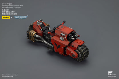 Raider-pattern Combat Bike with twin-linked bolt rifles-Warhammer 40k 1/18 Action Figure By JOYTOY