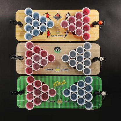 Party Game - Mini Double Bouncing Ball Board (Basketball/Soccer)