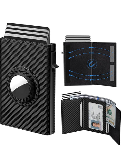 RFID Blocking Wallet With Air Tag