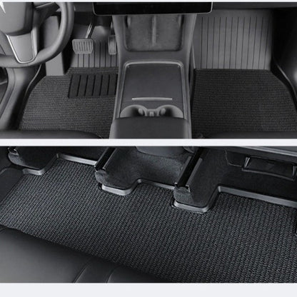 Car Floor Mats for Tesla Model Y (New Edition) - 2/3/6-Piece Set