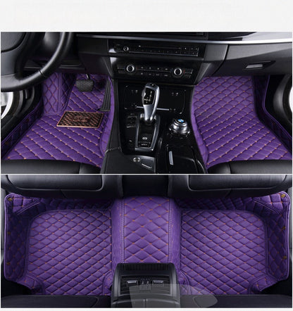 Car Floor Mats - Multi-Color Optional-5-Seat Set
