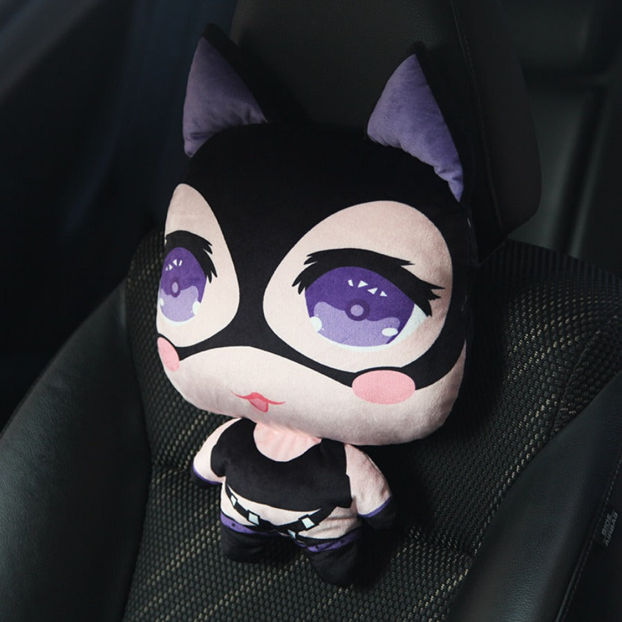 Car Headrest & Waist Support- Cute Cartoon Character Styling