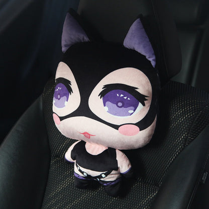 Car Headrest & Waist Support- Cute Cartoon Character Styling