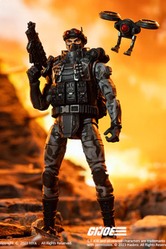 (Rare) G.I.JOE Firefly Exquisite Mini Series 1/18 Scale - Action Figure By HIYA Toys