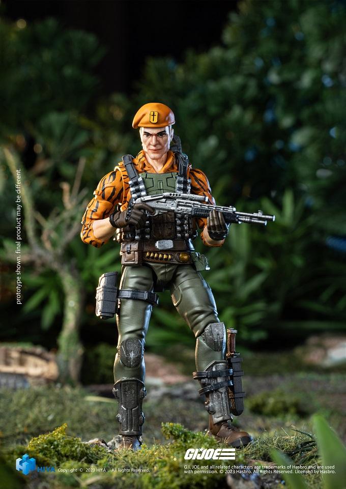 G.I.Joe Flint Tiger Force Ver. Exquisite Mini Series 1/18 Scale - Action Figure By HIYA Toys