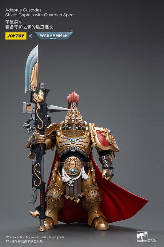 (Rare) Adeptus Custodes Shield Captain with Guardian Spear - Warhammer 40K Action Figure By JOYTOY