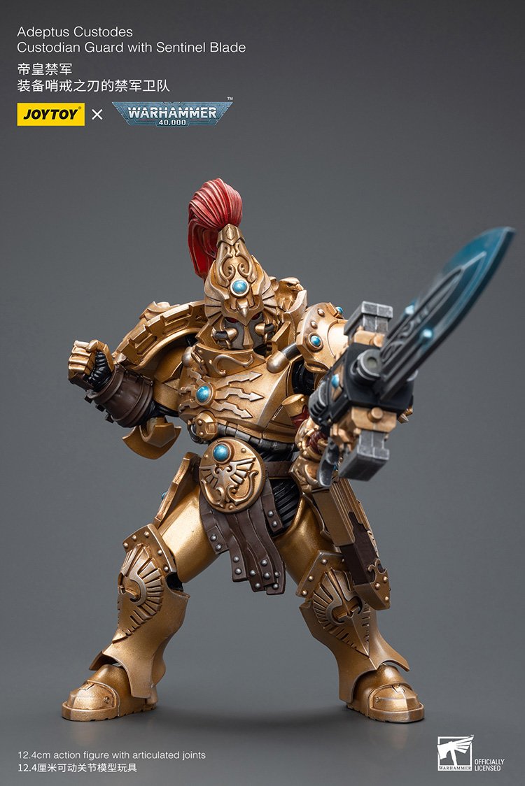 Adeptus Custodes Custodian Guard with Sentinel Blade - Warhammer 40K Action Figure By JOYTOY