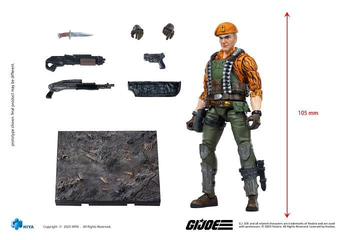 G.I.Joe Flint Tiger Force Ver. Exquisite Mini Series 1/18 Scale - Action Figure By HIYA Toys