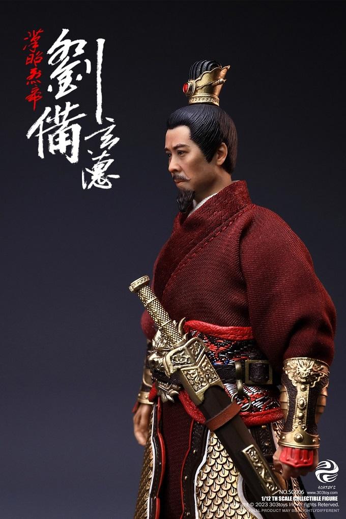 Three Kingdoms on Palm - Liu Bei, XuanDe (Deluxe Battlefield Version) 1/12 Scale - Collectible Figure By 303TOYS