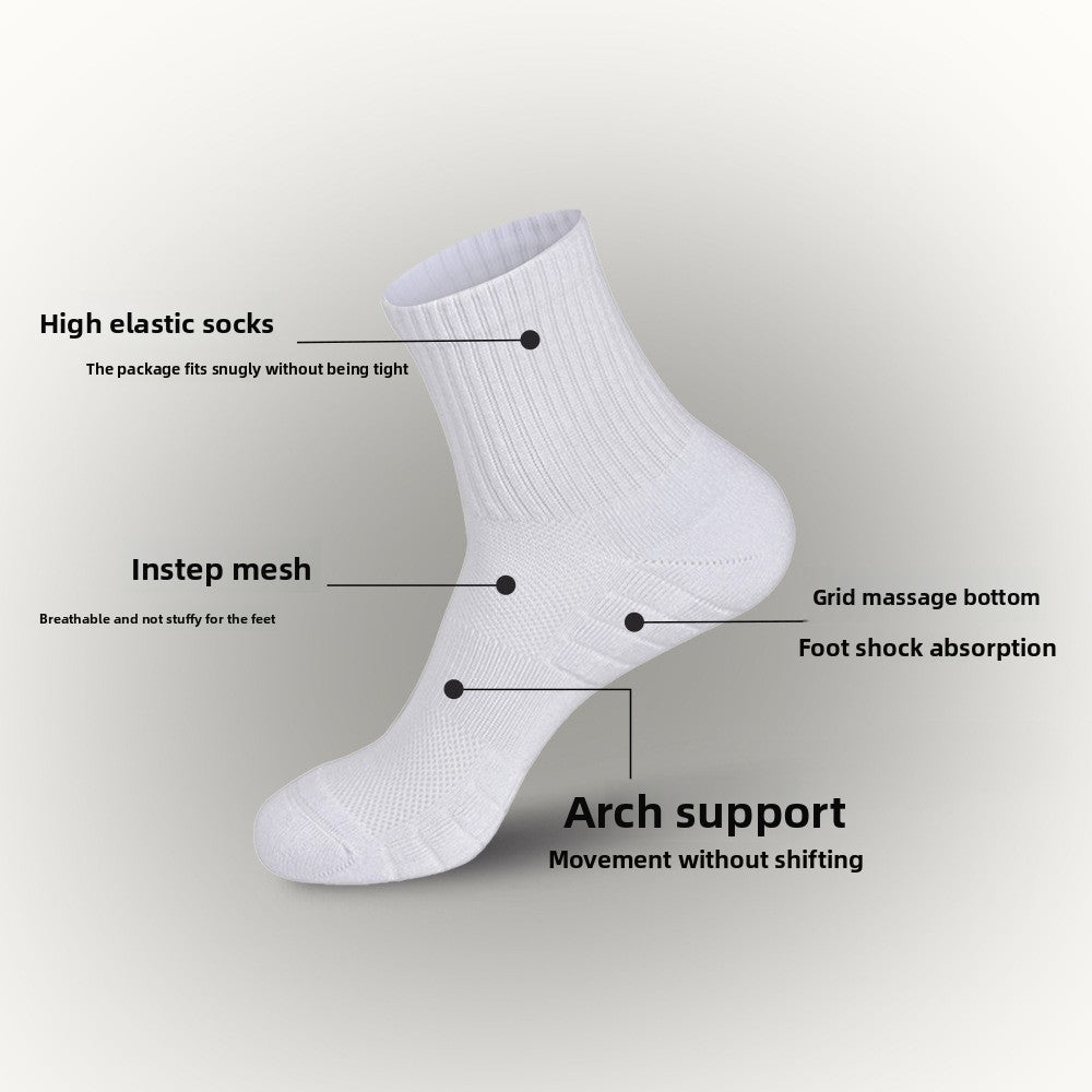 5 Pairs Pack-non-slip shock socks