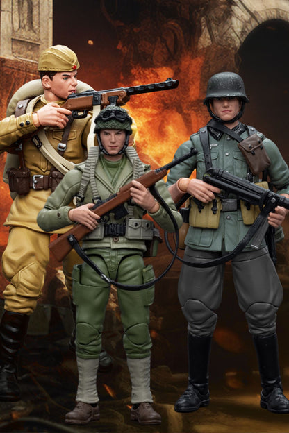 (Re-run) WWII Army - Military Action Figure By JOYTOY