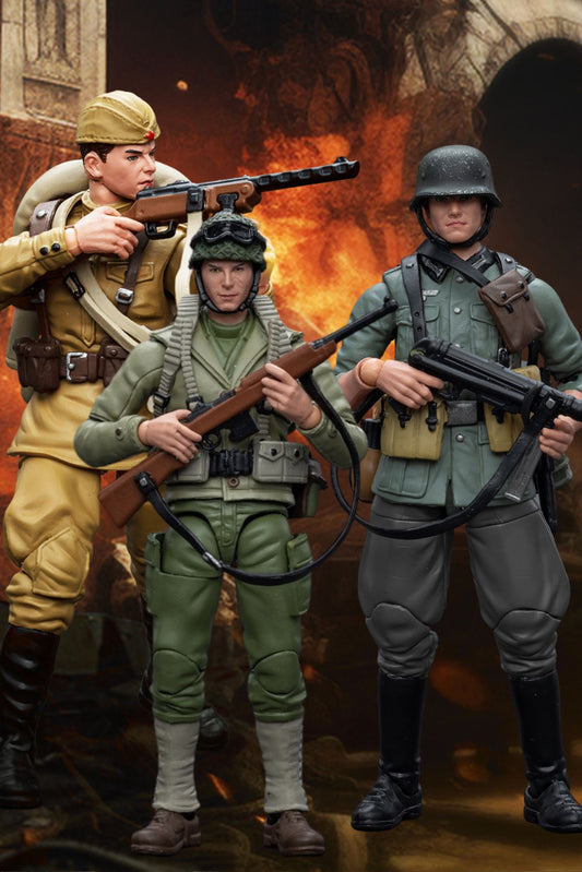 (Re-run) WWII Army - Military Action Figure By JOYTOY
