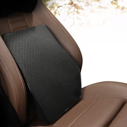 Car Headrest & Waist Pillow (Leather / Mesh)