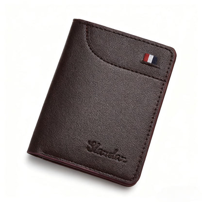 Ultra-thin small wallet - vertical statement wallet