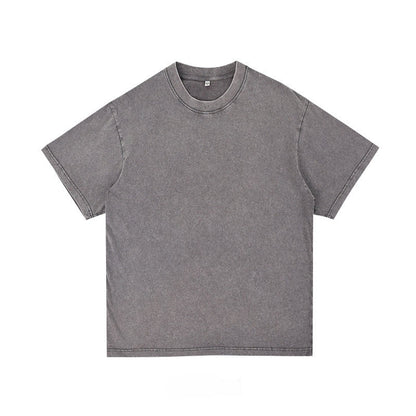 T-shirt (Washed Distressed Vintage Loose Dropped Shoulder)