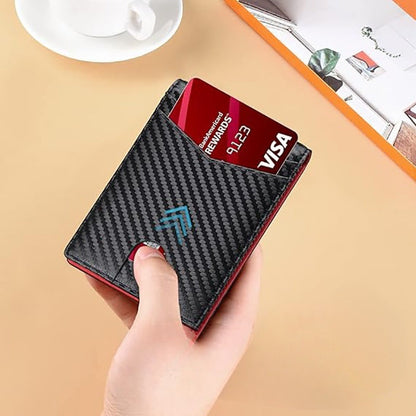 Wallet - Double Fold Short Microfiber Wallet RFID Anti-Theft Men's Wallet