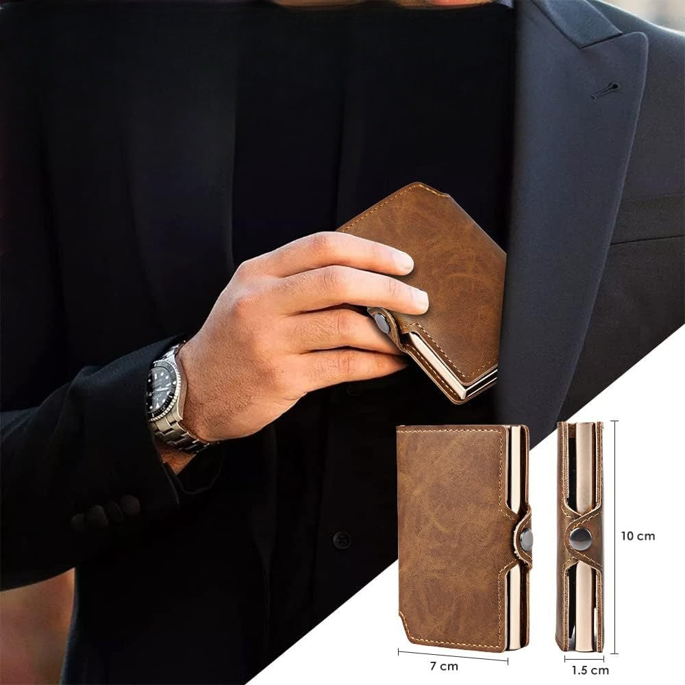 RFID Blocking Slim Lightweight Multi-Functional Card Holder