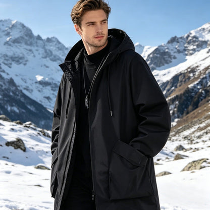 Waterproof Hiking Parka -Black