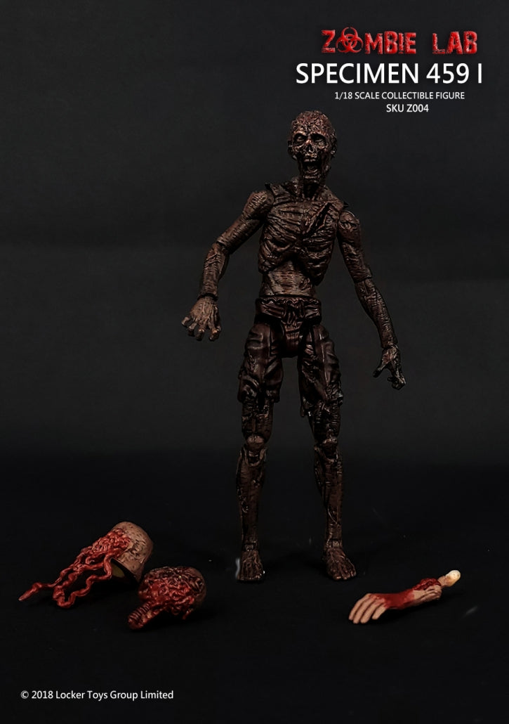 SPECIMEN 459 - Zombie Lab 1/18 Action Figure By Locker Toys Group