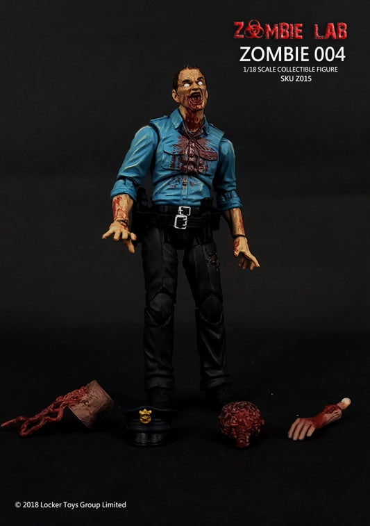 Zombie 004 - Zombie Lab 1/18 Action Figure By Locker Toys Group