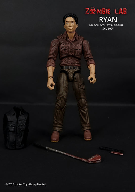 Ryan - Zombie Lab 1/18 Action Figure By Locker Toys Group