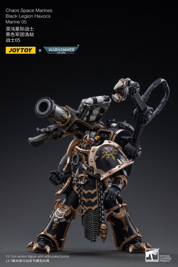 Black Legion Havocs Marine 05 - Warhammer 40K Action Figure By JOYTOY