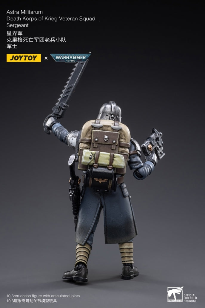 Death Korps of Krieg Veteran Squad Sergeant - Warhammer 40K Action Figure By JOYTOY