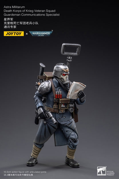 Death Korps of Krieg Veteran Squad Guardsman Communications Specialist - Warhammer 40K Action Figure By JOYTOY