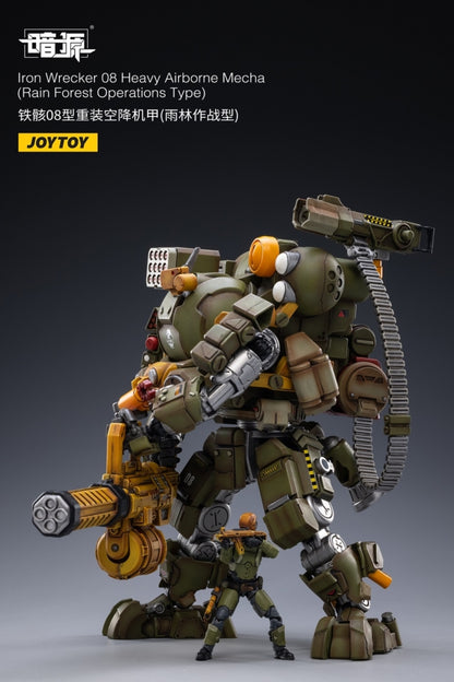 Iron Wrecker 08 Heavy Airborne Mecha (Rain Forest Operations Type) - Action Figure By JOYTOY
