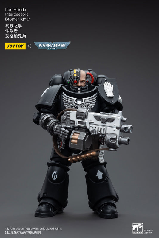 Iron Hands Intercessors Brother Ignar - Warhammer 40K Action Figure By JOYTOY