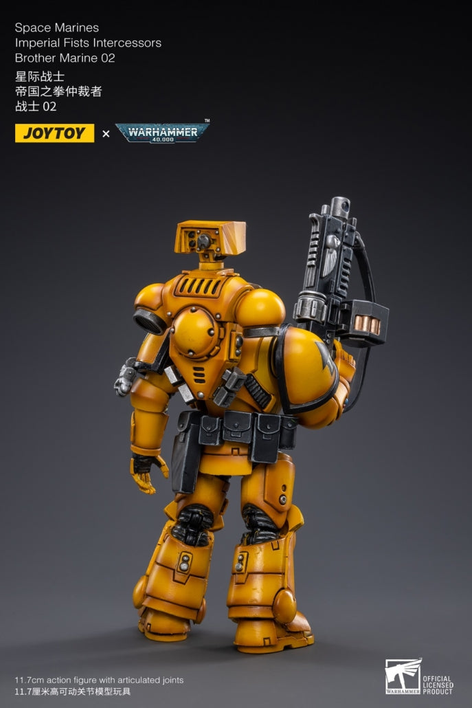 Imperiar Fists Intercessors Brother Marine 02 - Warhammer 40K Action Figure By JOYTOY