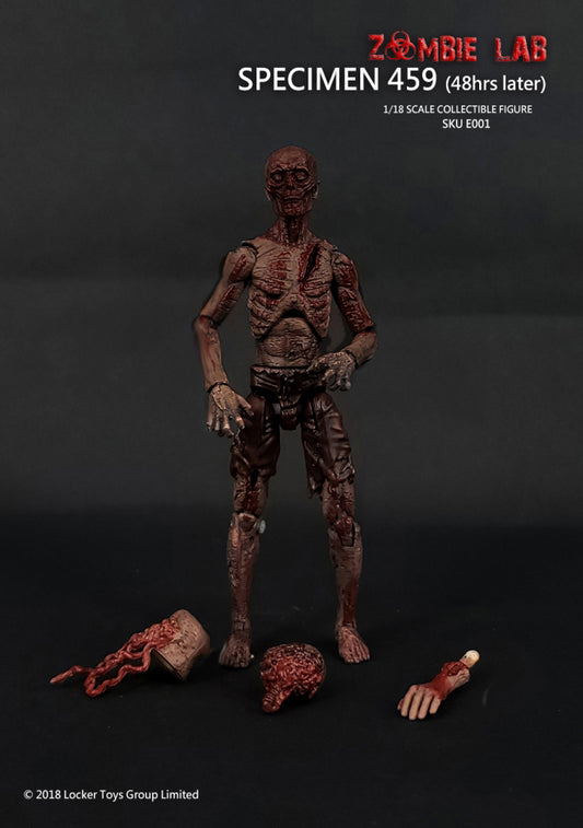 Specimen 459 (48 hrs later) - Zombie Lab 1/18 Action Figure By Locker Toys Group