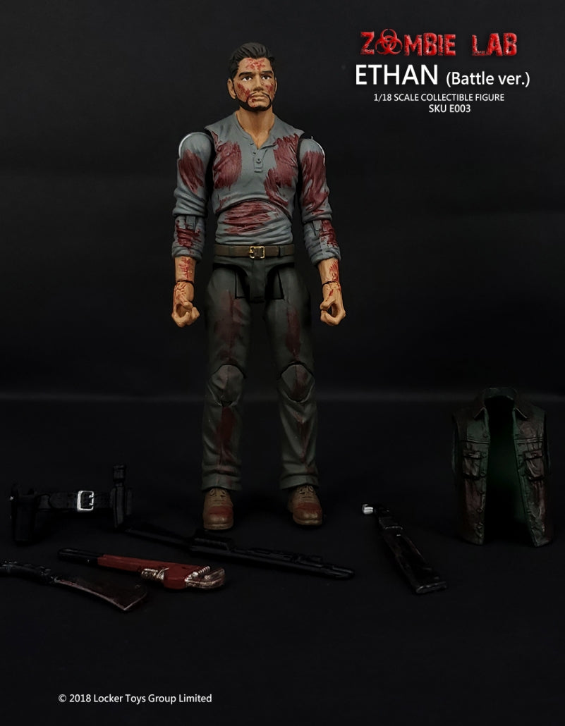 Ethan (After Battle)  - Zombie Lab 1/18 Action Figure By Locker Toys Group
